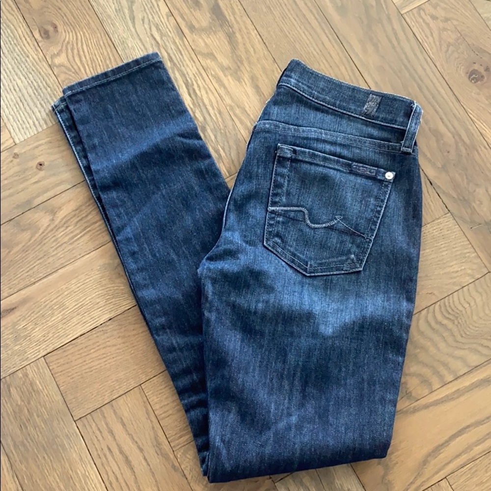 7 For All man Kind Gwenevere Skinny Jean